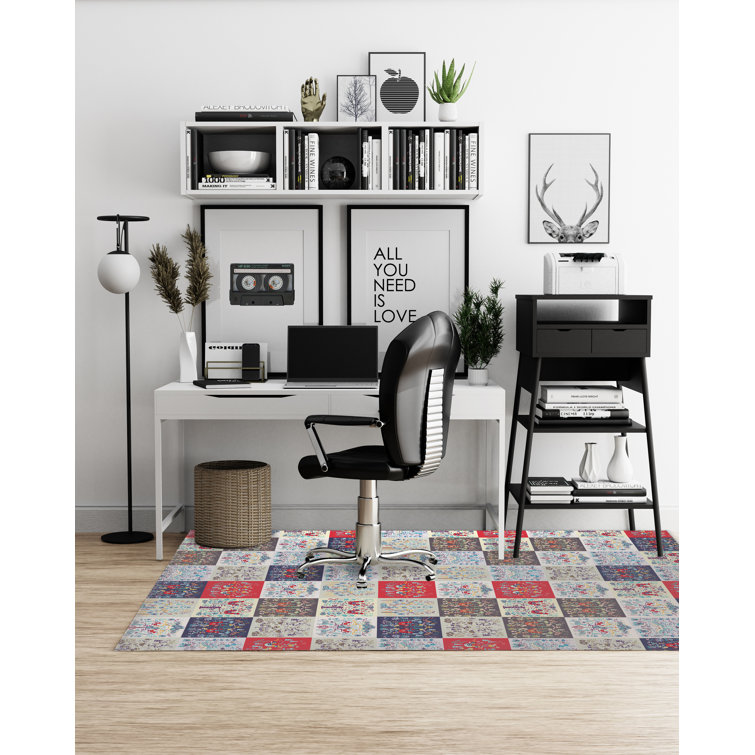 Straight rectangular chair online mat